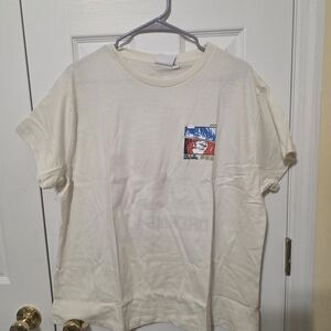 Graphic Anime Cream T-Shirt